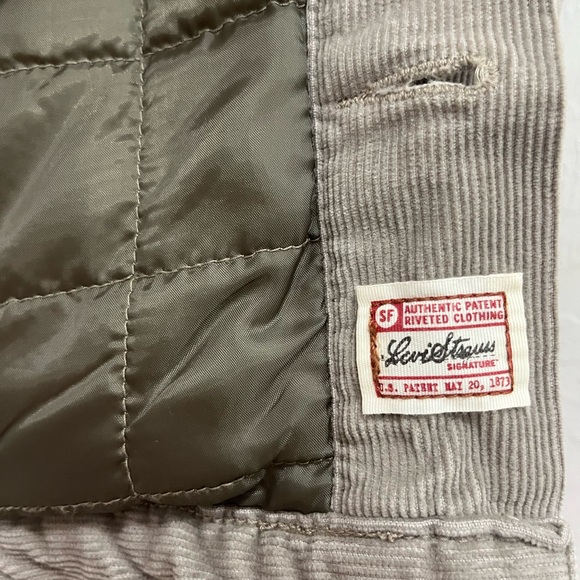 Levi's Men's Corduroy Tan Sherpa-Collar Jacket Size L Vintage Signature - Picture 13 of 16